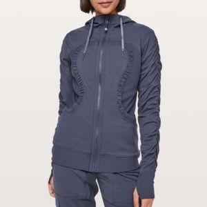 NWOT Lululemon dance studio jacket cadet blue 6
